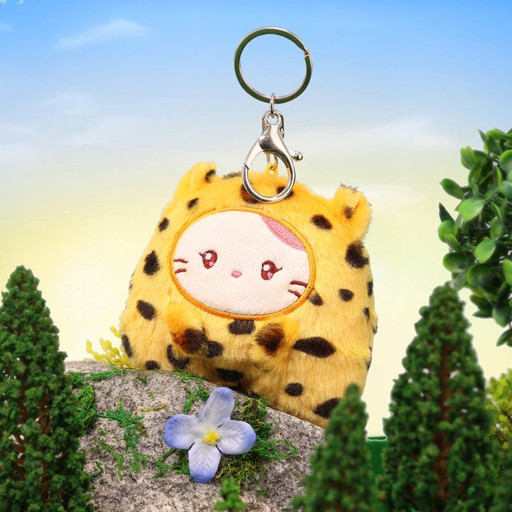 Miniz Leopard Kittiroll Plush Charm