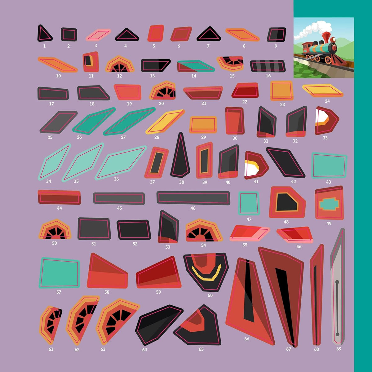 Paint By Sticker Kids: Trucks, Trains & More - Just Fabulous Palm Springs