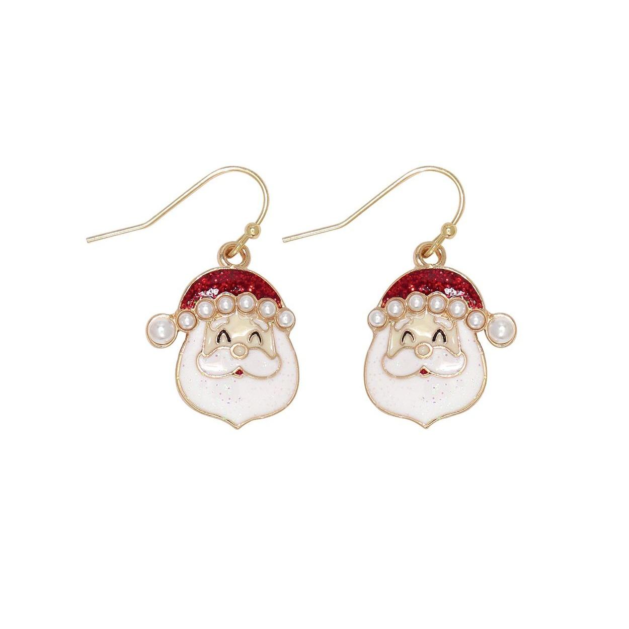Santa Earrings