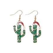 Christmas Cacti Earrings