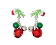 Mean One With Jingles Earrings