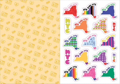 I Love New York City Sticker Book