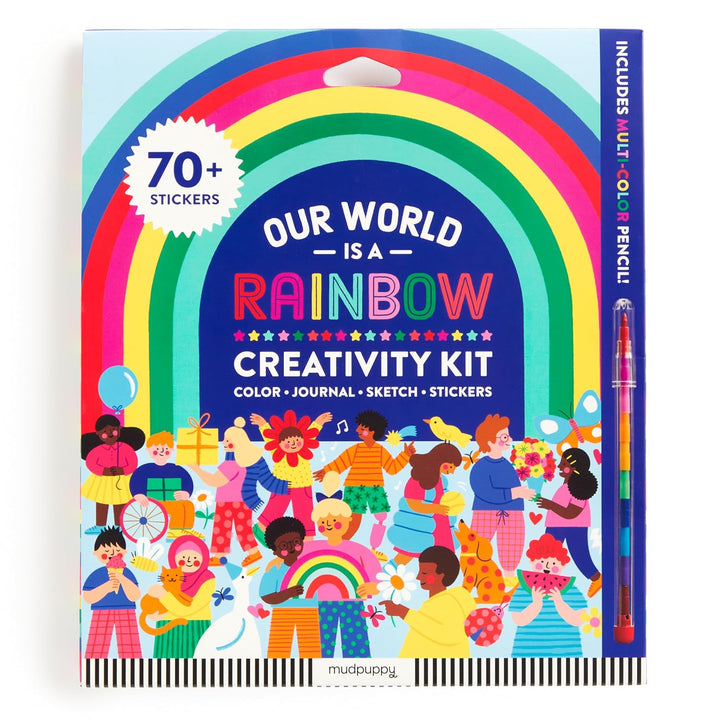 Our World is A Rainbow - Rainbow Shaped Creativity Pad
