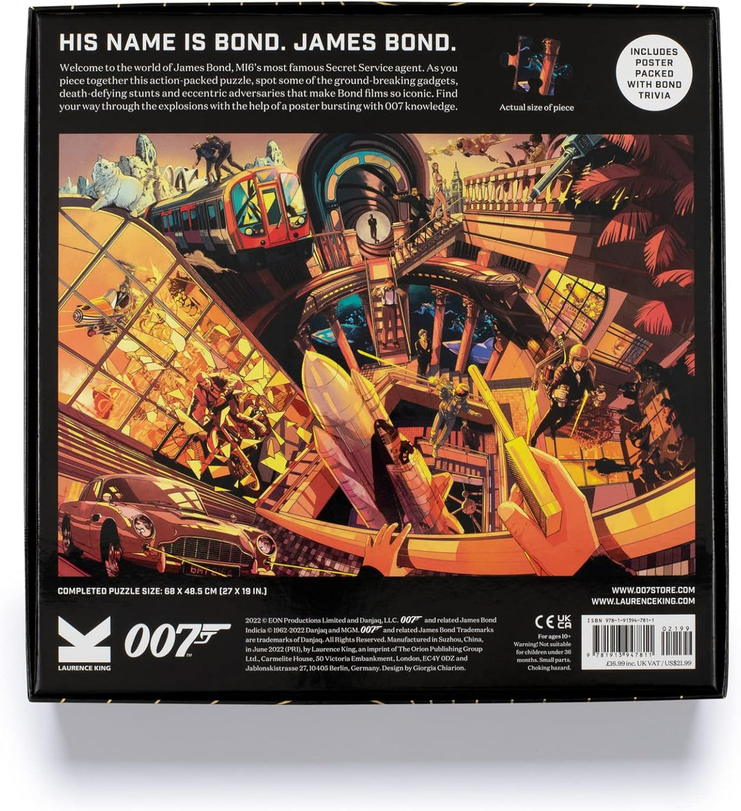 The World of James Bond 1000 Piece Puzzle