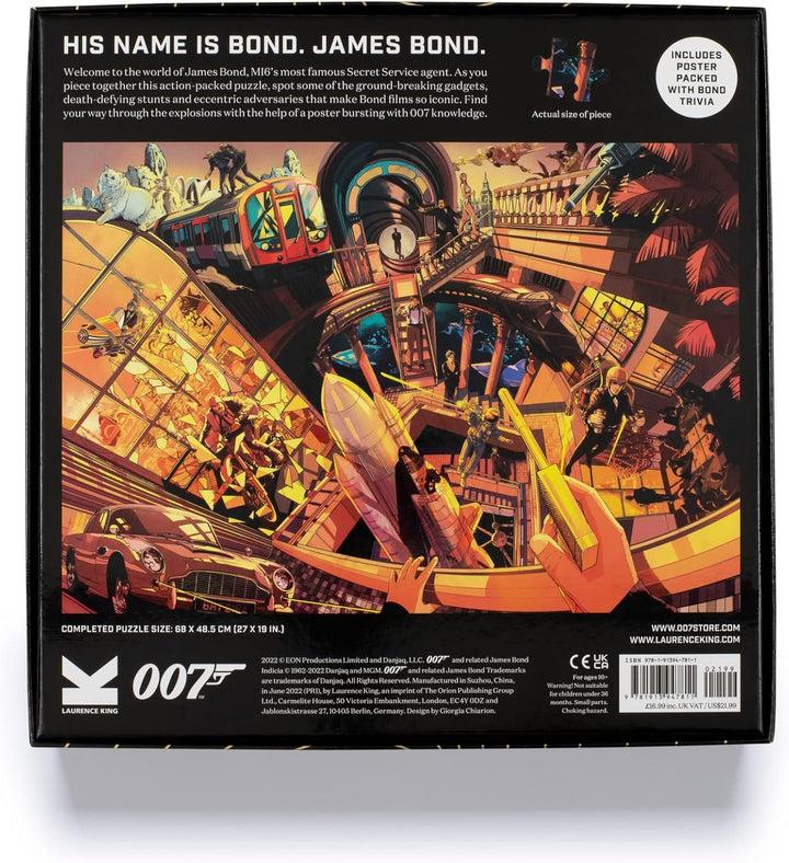 The World of James Bond 1000 Piece Puzzle