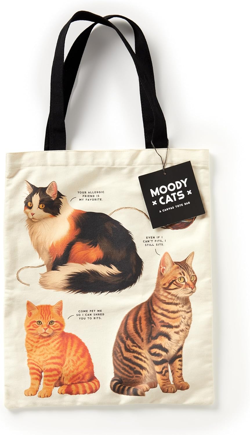 Moody Cats Tote Bag - Just Fabulous Palm Springs