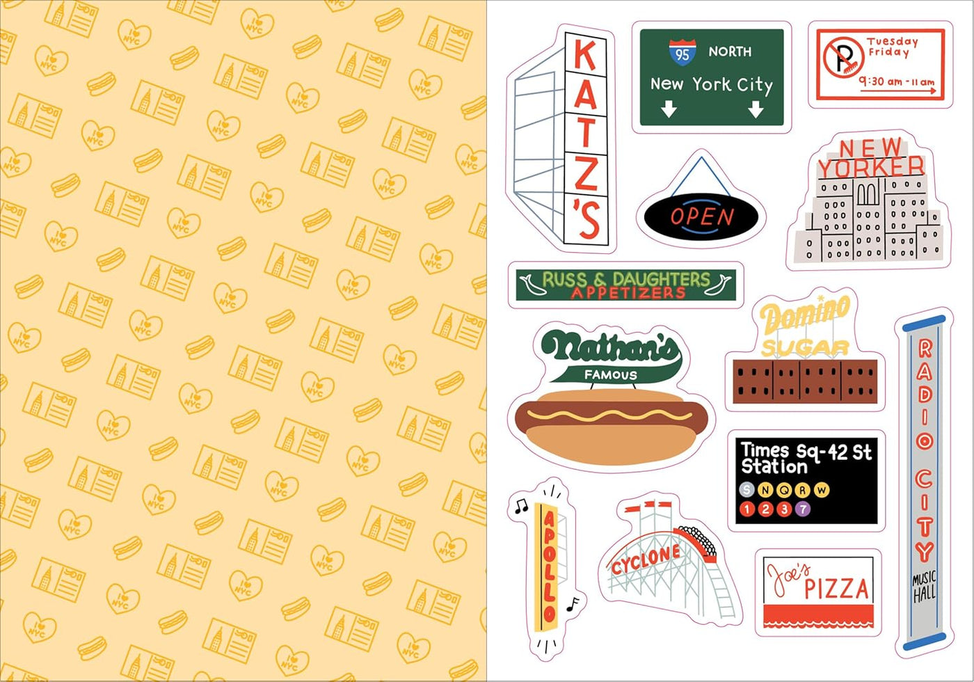 I Love New York City Sticker Book