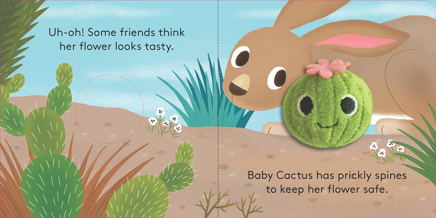Baby Cactus Finger Puppet Book - Just Fabulous Palm Springs
