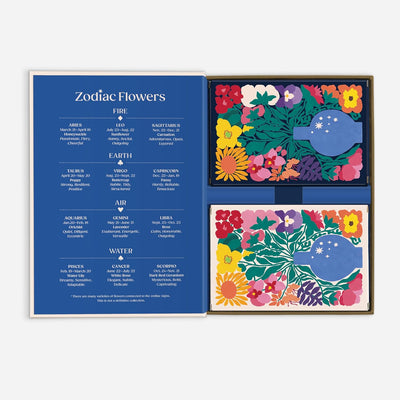 Zodiac Flowers Playing Cards Set