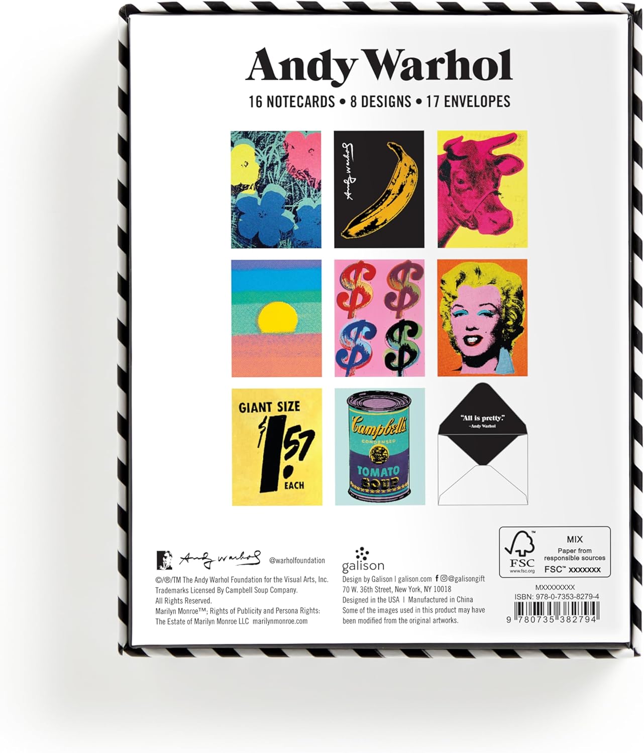 Andy Warhol: Pop Art Notecard Set