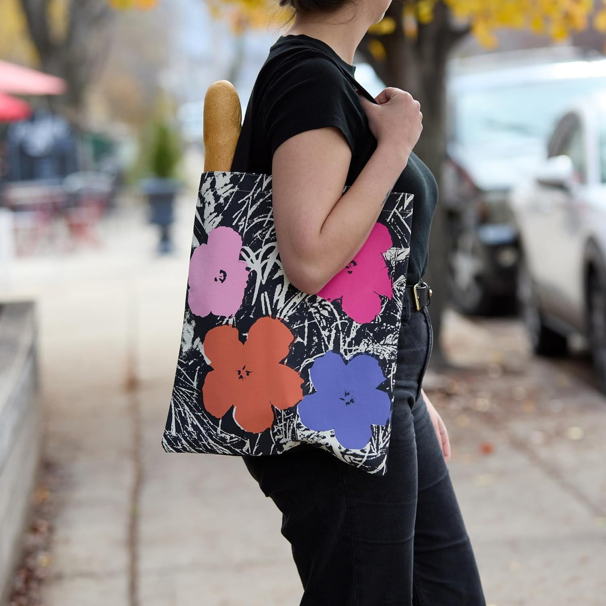 Andy Warhol: Flowers Canvas Tote Bag - Just Fabulous Palm Springs