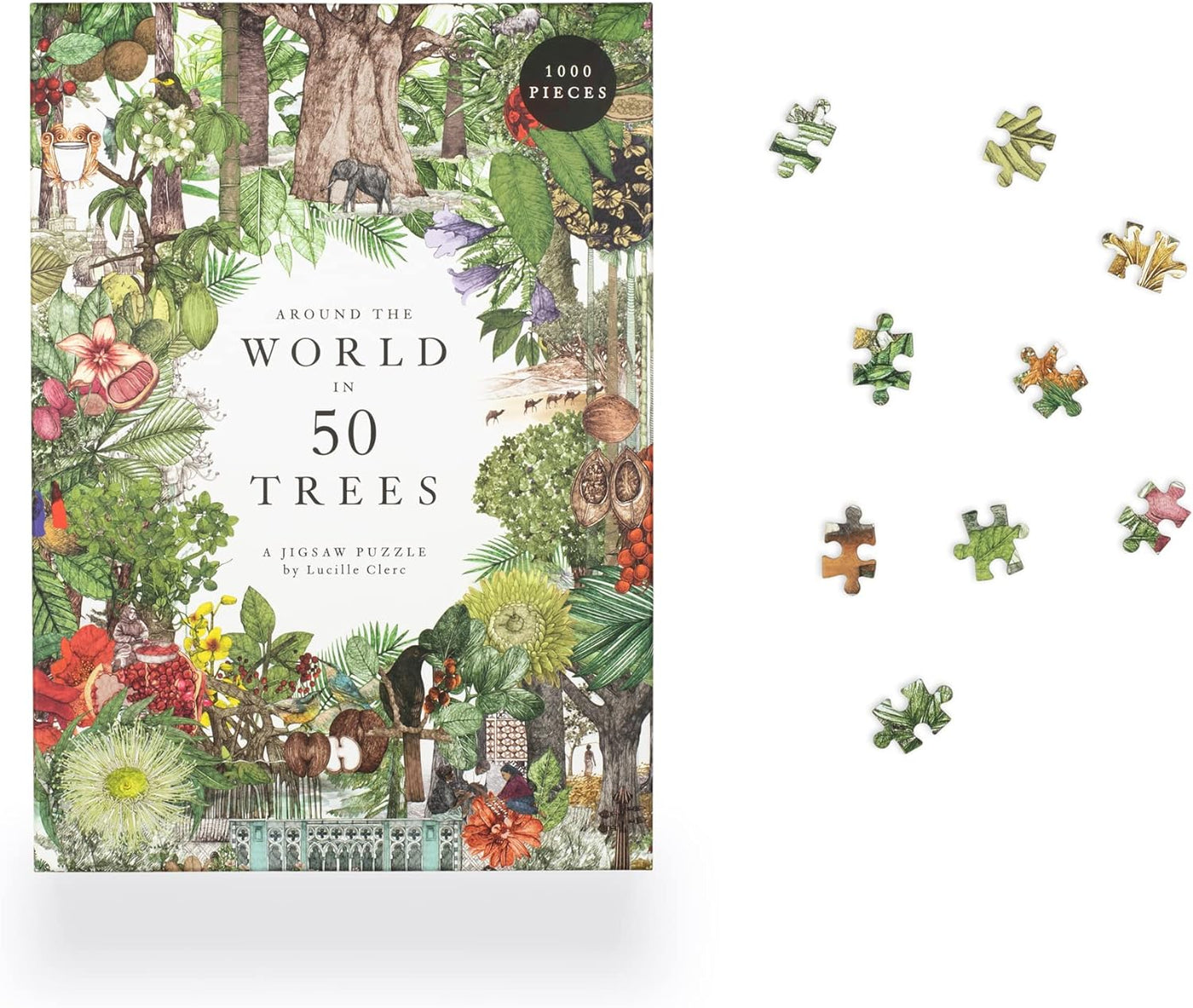 Around The World In 50 Trees 1000 Piece Puzzle