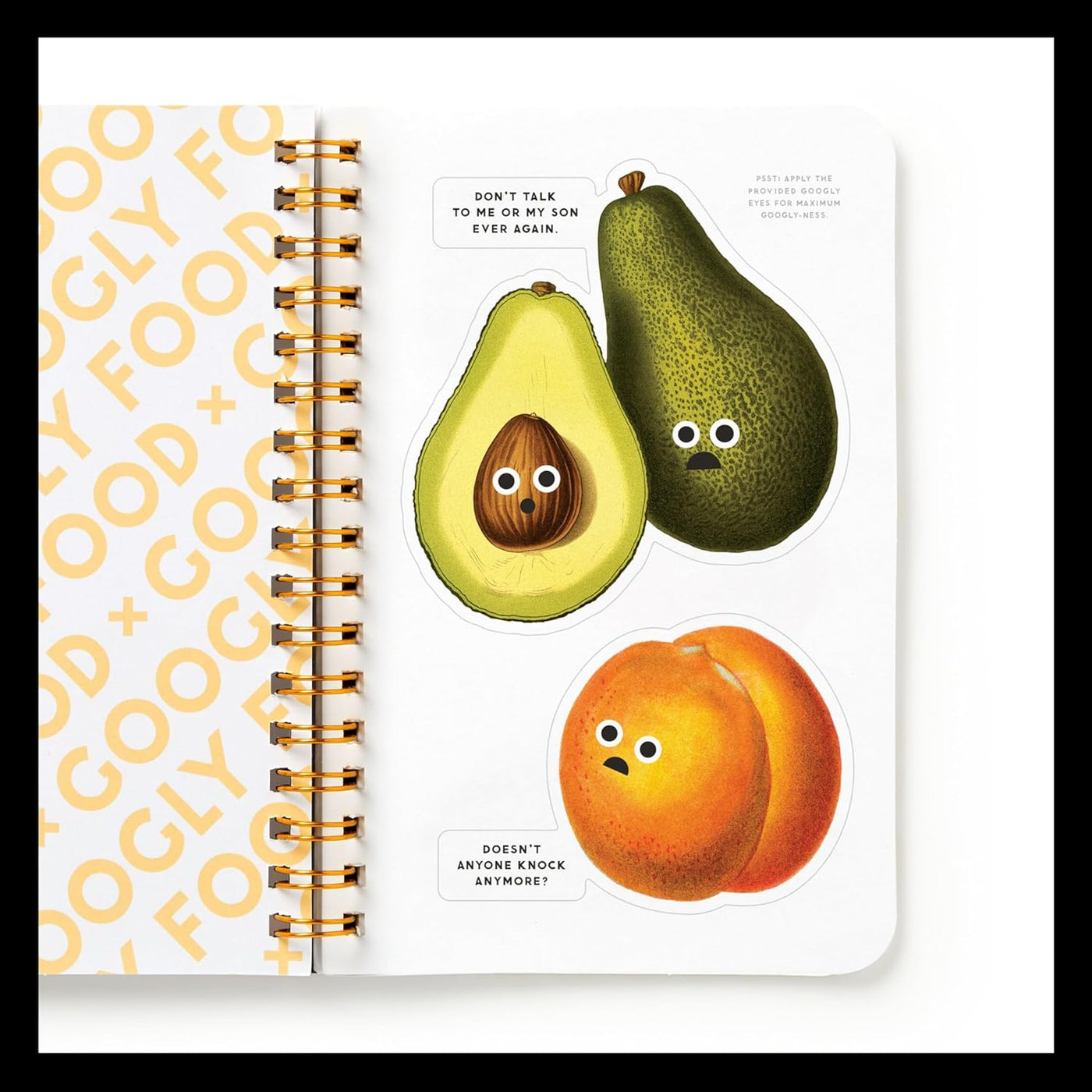 Googly Food Sticker Book