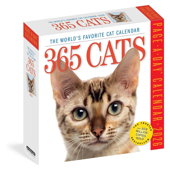 Page-A-Day Calendar 2026: 365 Cats