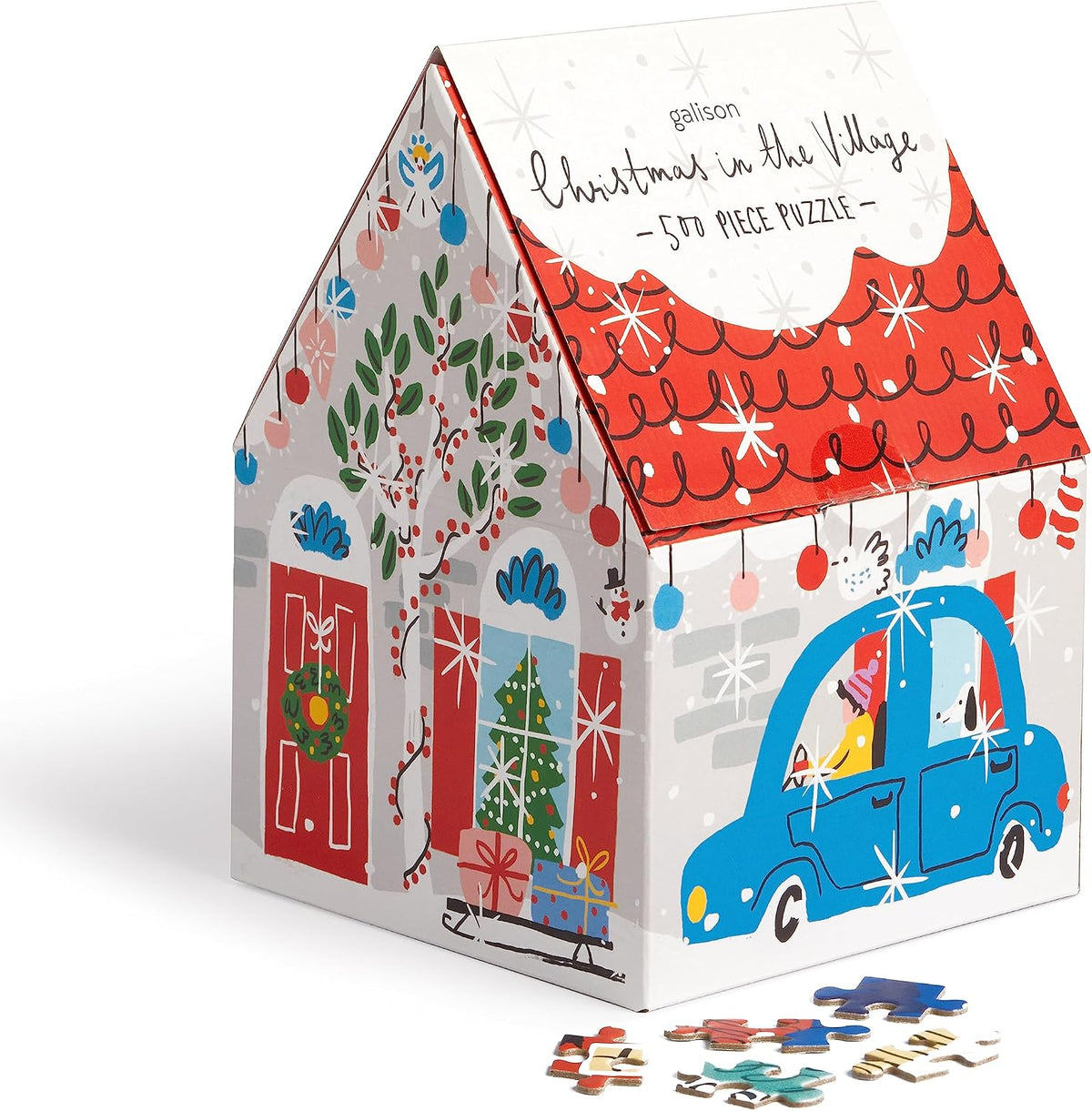Christmas in the Village 500 Piece Puzzle