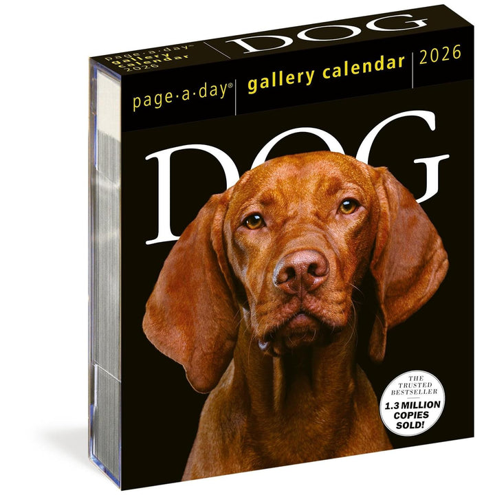 Page-A-Day Gallery Calendar 2026: Dogs