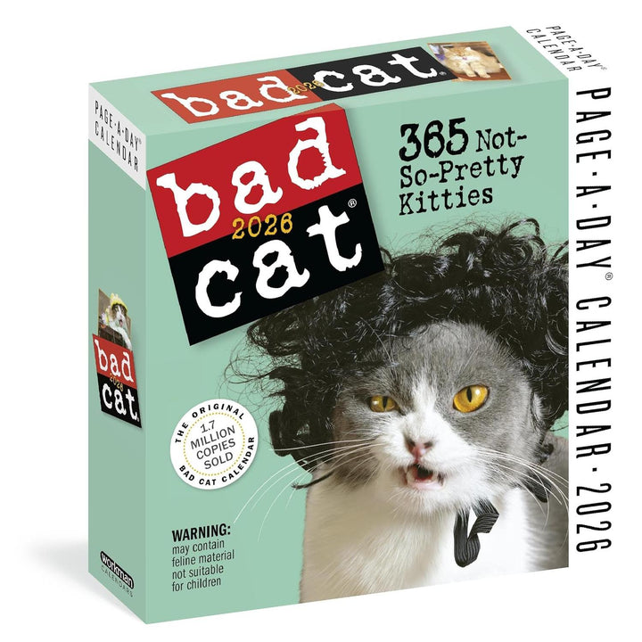 Page-A-Day Calendar 2026: Bad Cat