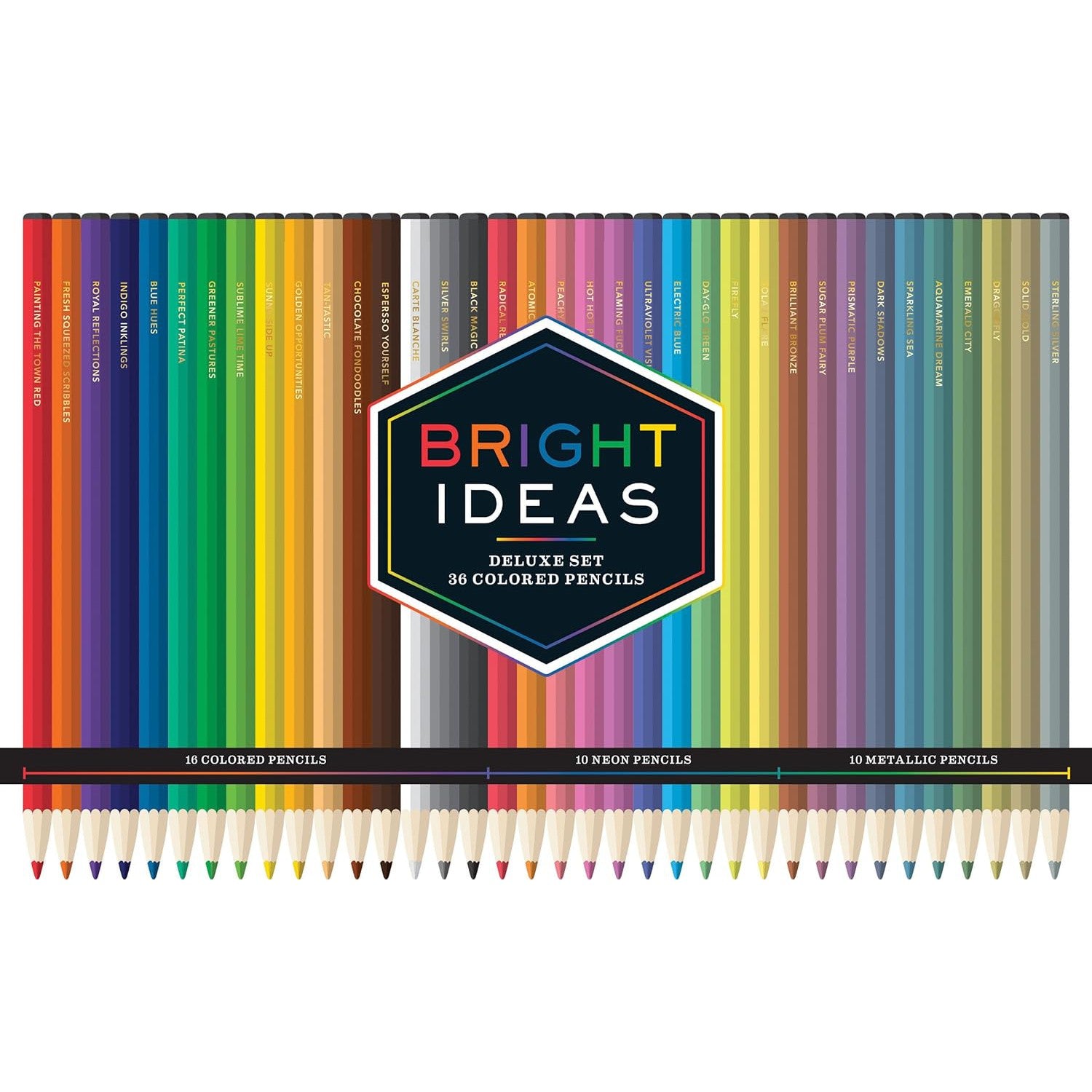 Bright Ideas Deluxe Colored Pencils Set