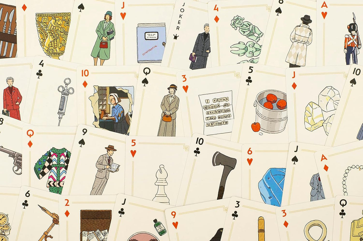 Agatha Christie Playing Cards