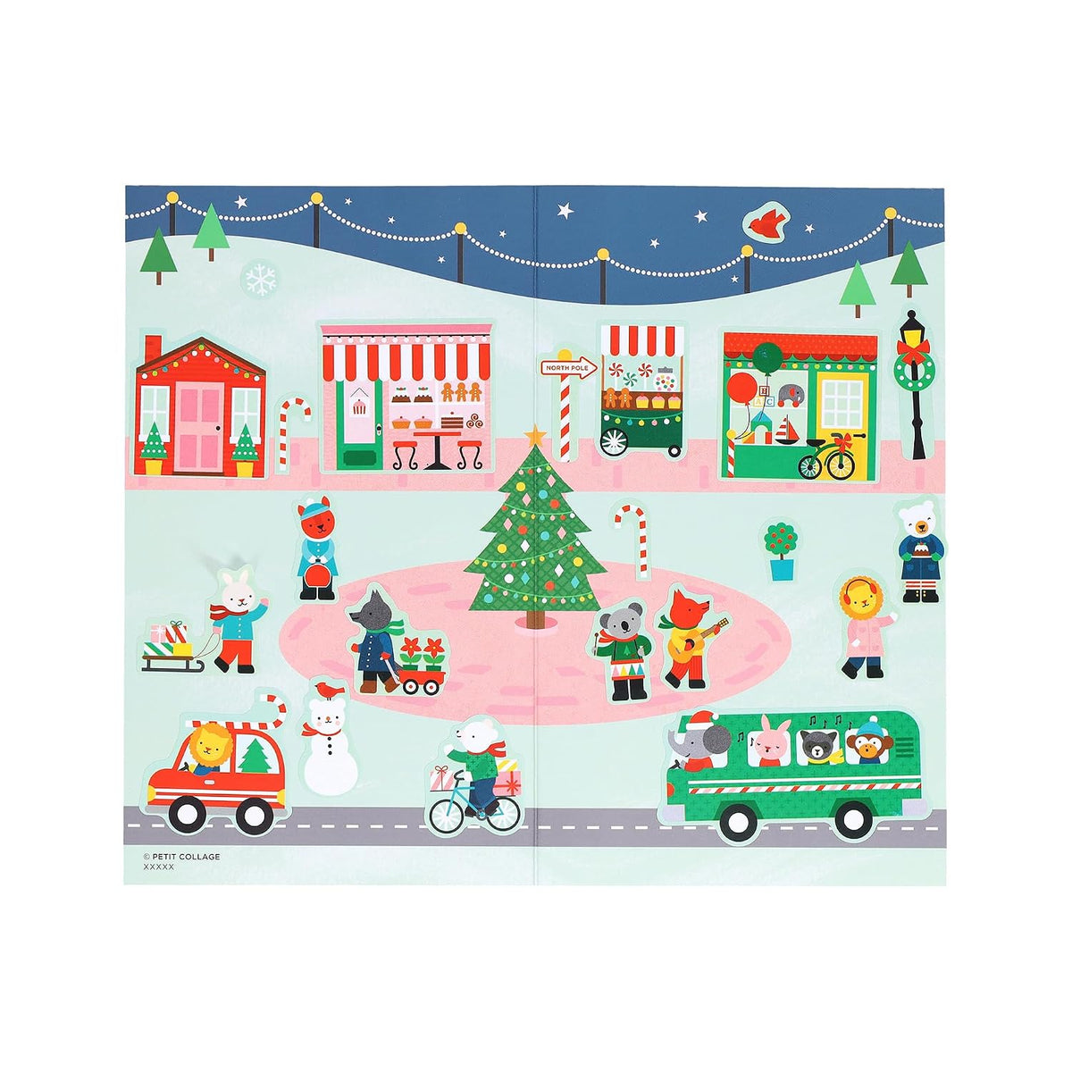 Mini Sticker Set: Christmas Town