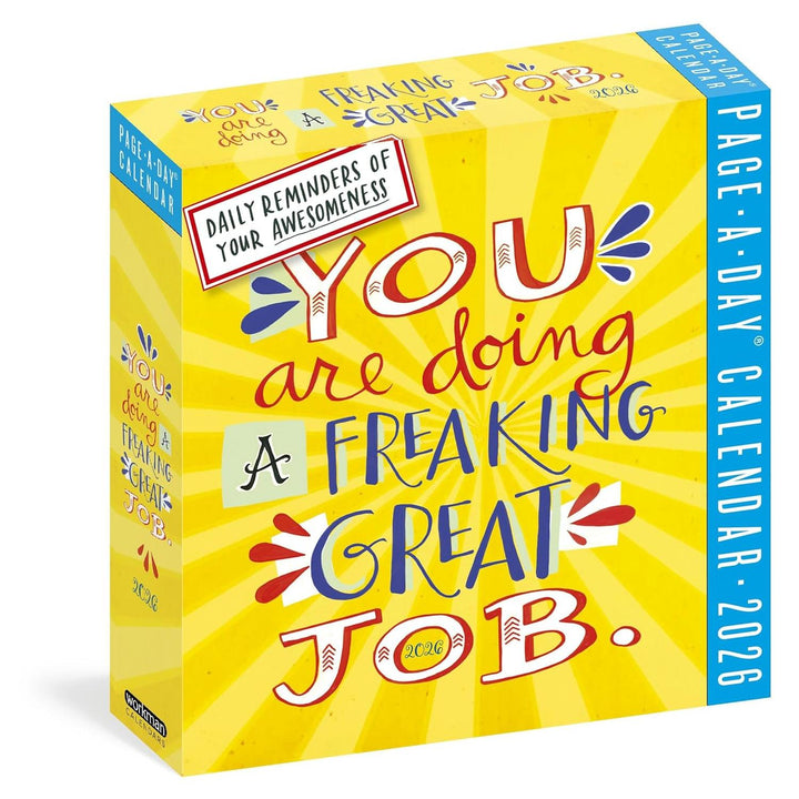 Page-A-Day Calendar 2026: Your Are Doing A Freaking Great Job