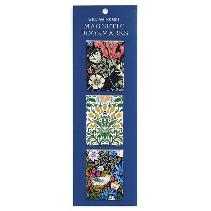 William Morris Floral Prints Magnetic Bookmarks