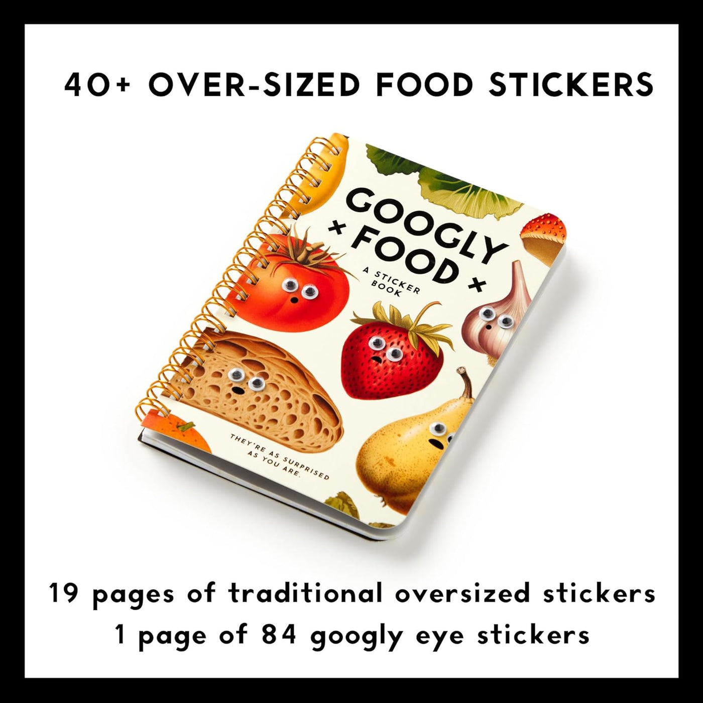 Googly Food Sticker Book