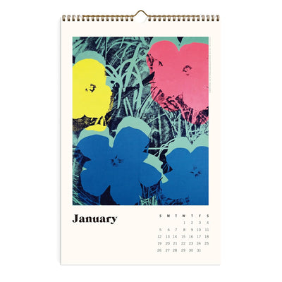 Andy Warhol 2025 Wall Calendar