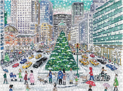 Michael Storrings Christmas In The City 1000 Piece Puzzle