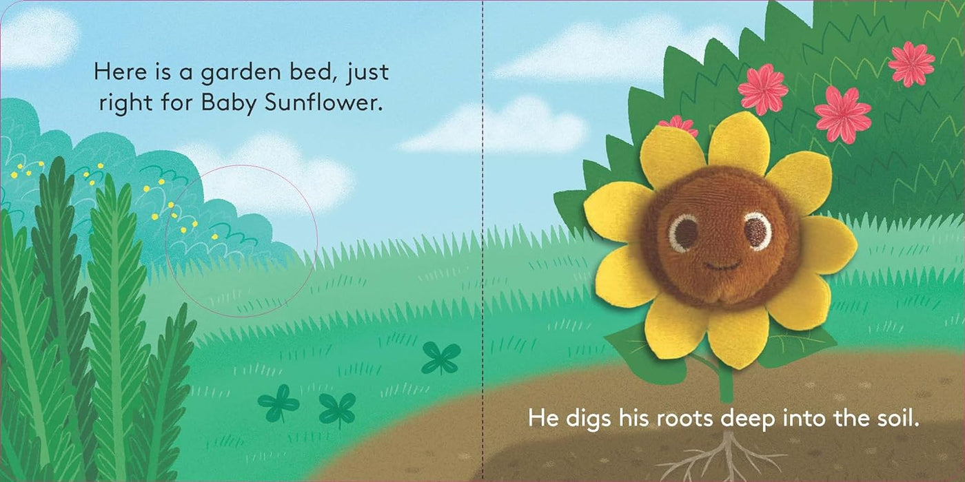 Baby Sunflower Finger Puppet Book