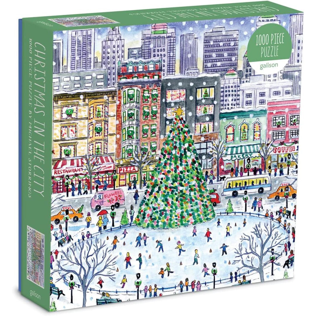 Michael Storrings Christmas In The City 1000 Piece Puzzle