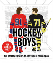 Hockey Boys Coloring Book
