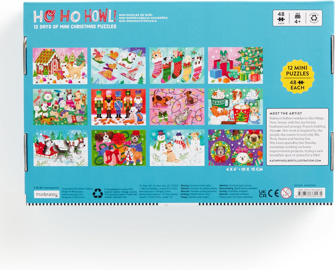 Ho Ho Howl!- 12 Days Of Puzzles Advent Calendar