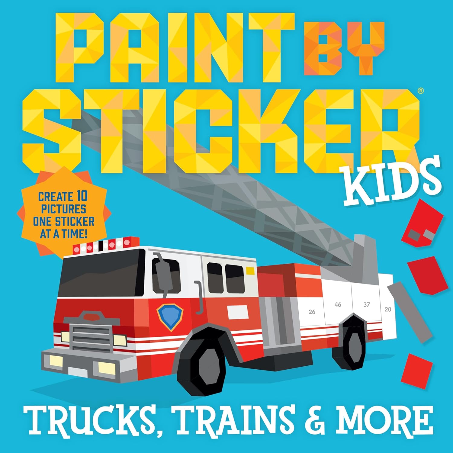 Paint By Sticker Kids: Trucks, Trains & More - Just Fabulous Palm Springs