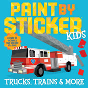Paint By Sticker Kids: Trucks, Trains & More - Just Fabulous Palm Springs