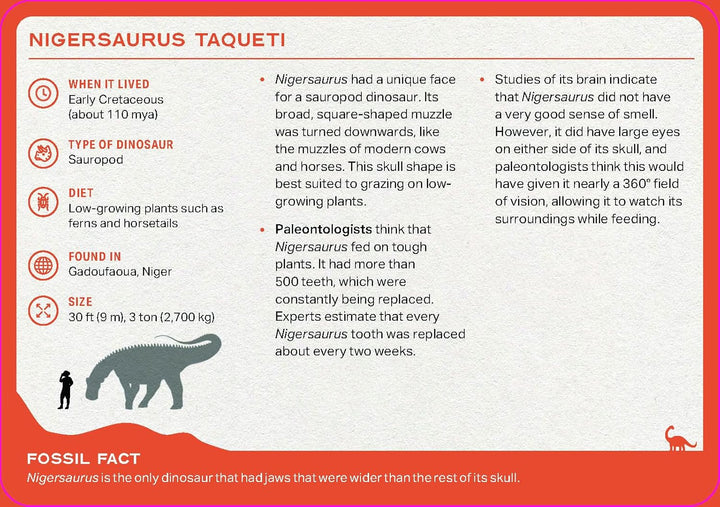 The Dinosaur Deck: 52 Of The Most Fascinating Dinosaurs And Prehistoric Reptiles