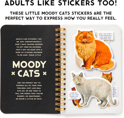 Moody Cats Sticker Book