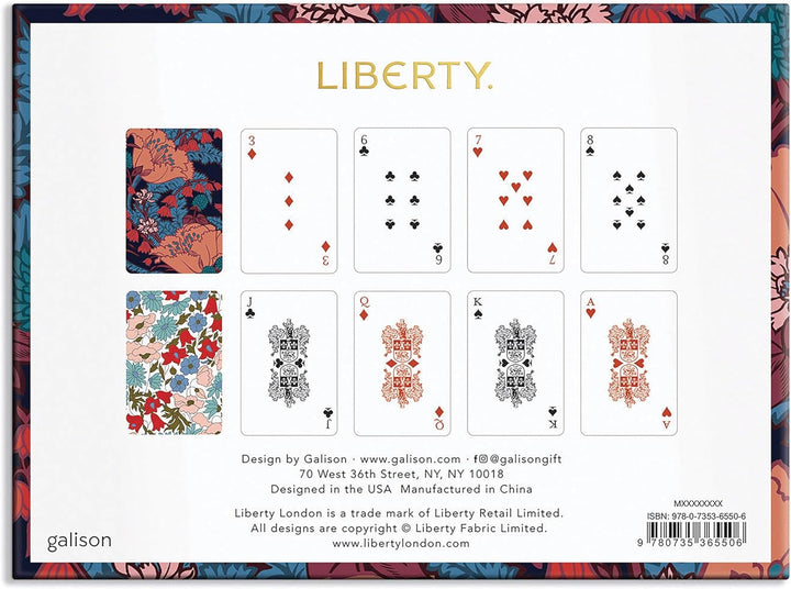 Liberty Floral Playing Cards Set