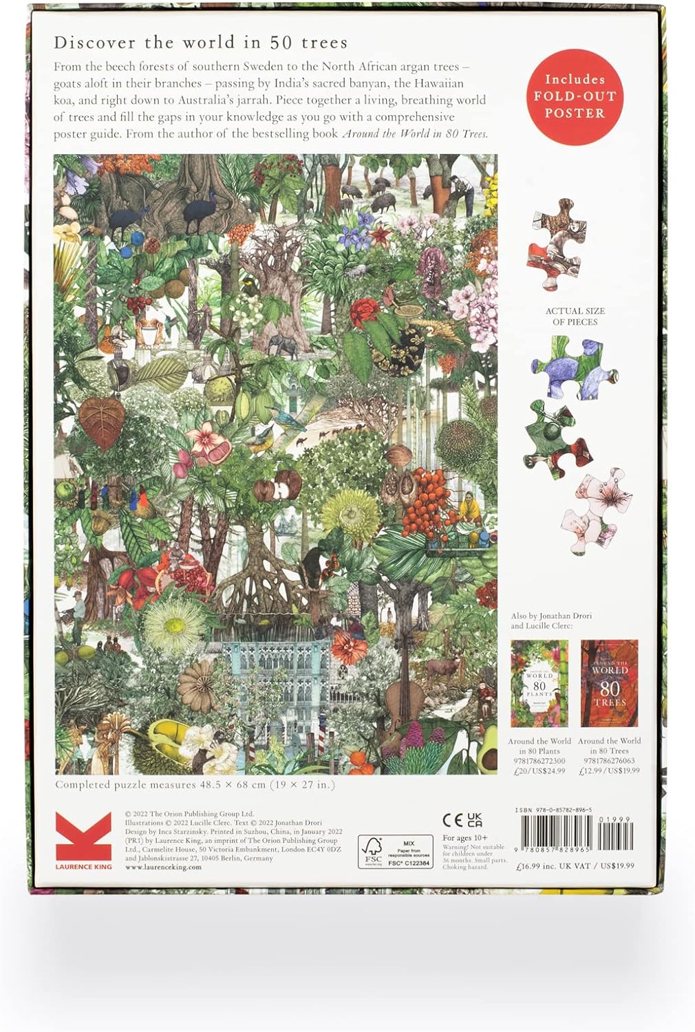 Around The World In 50 Trees 1000 Piece Puzzle