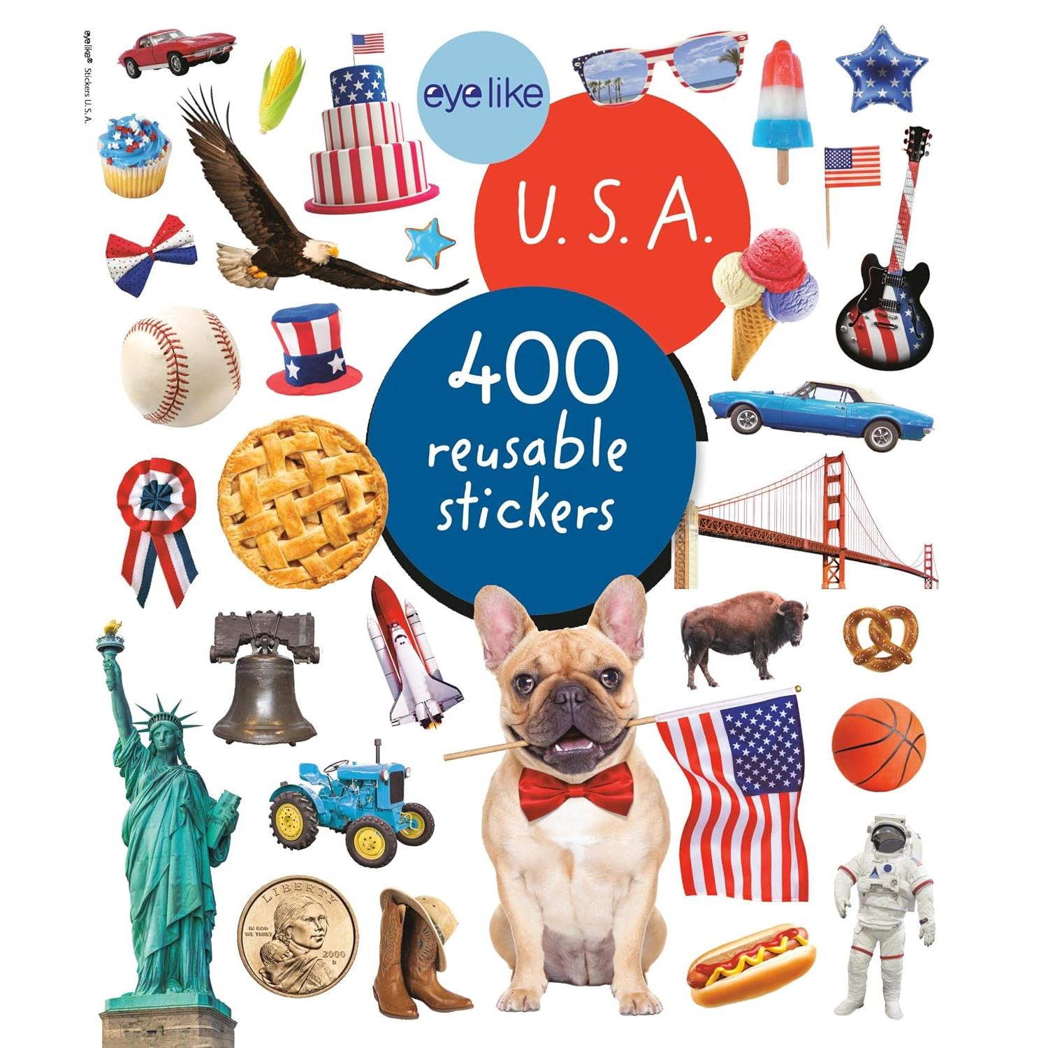 Eyelike Stickers: U.S.A.