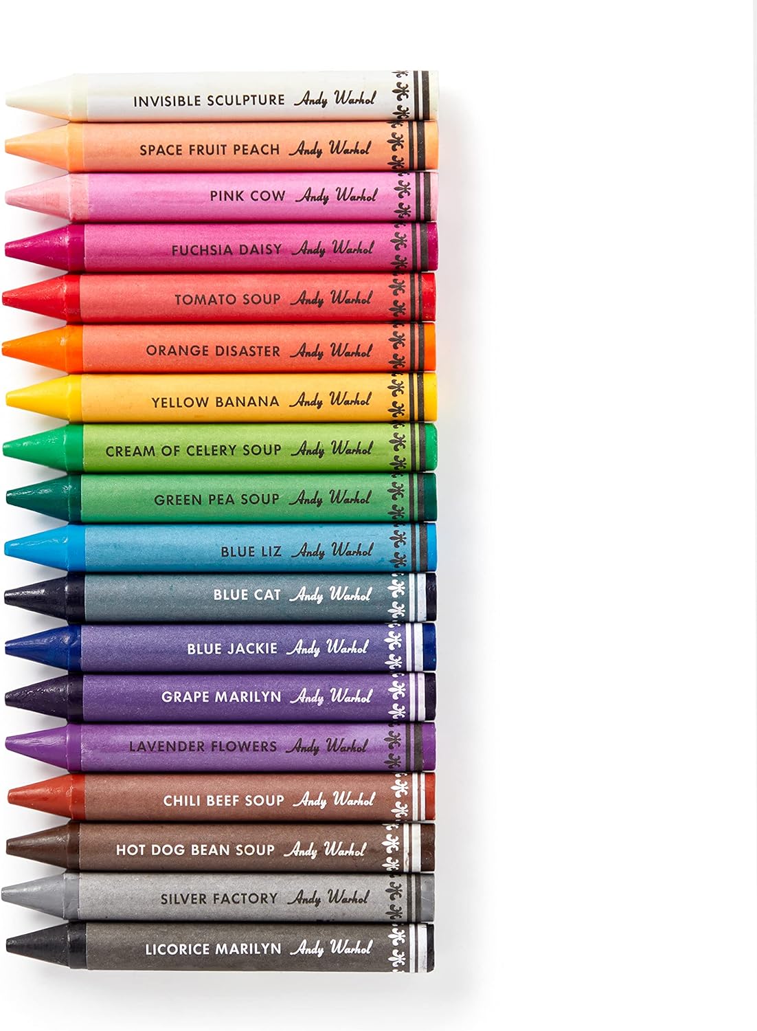Andy Warhol: Soup Can Crayons And Sharpener - Just Fabulous Palm Springs