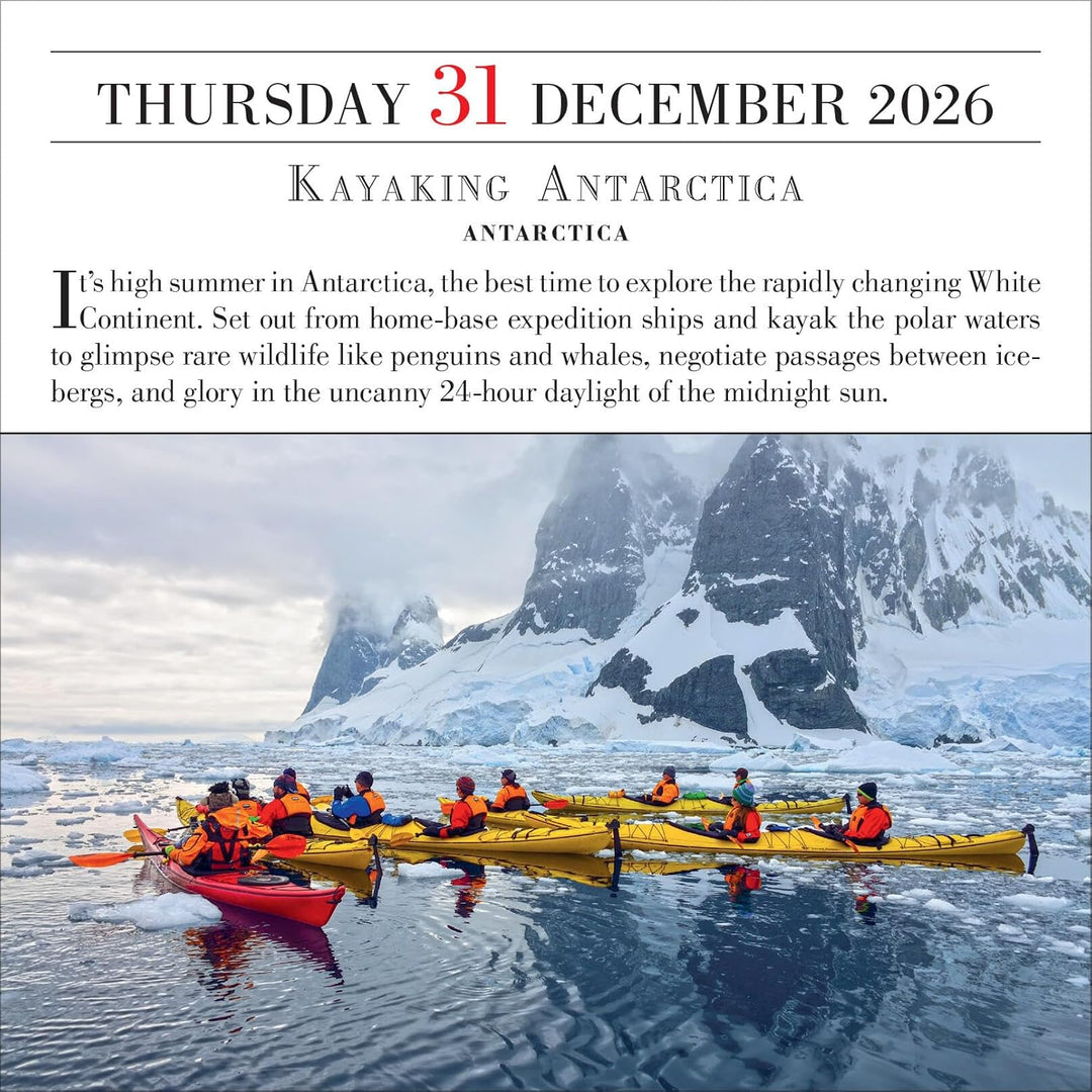 Page-A-Day Calendar 2026: 1000 Places To See Before You Die