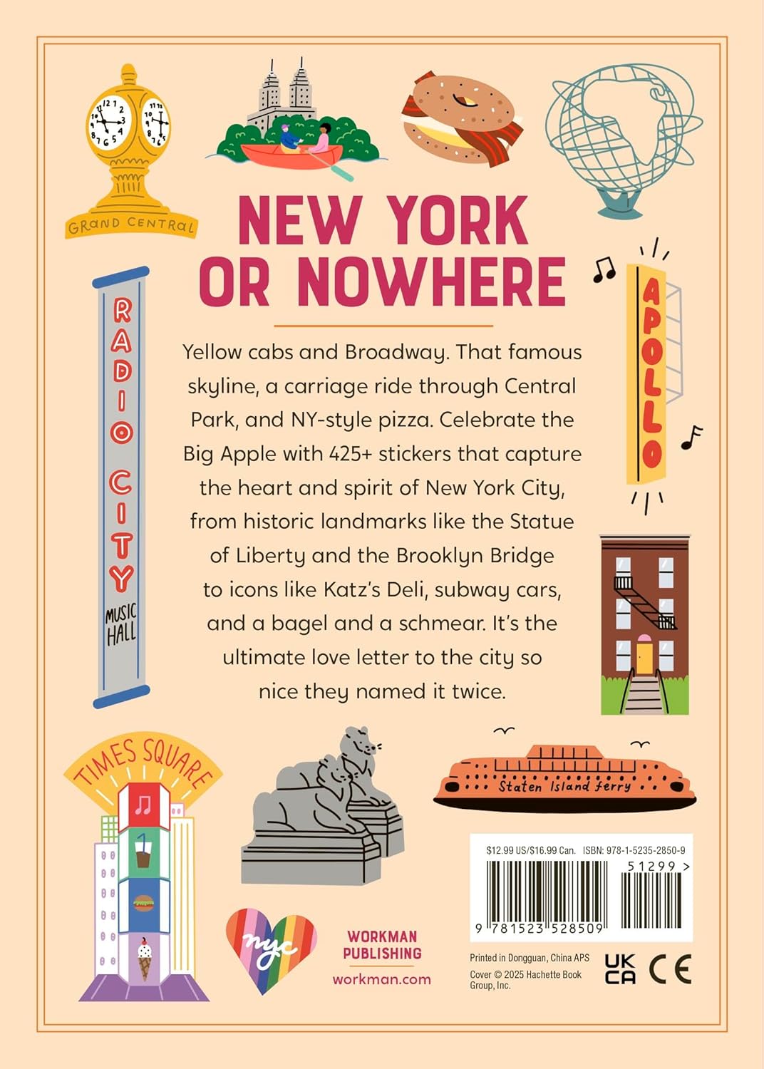 I Love New York City Sticker Book