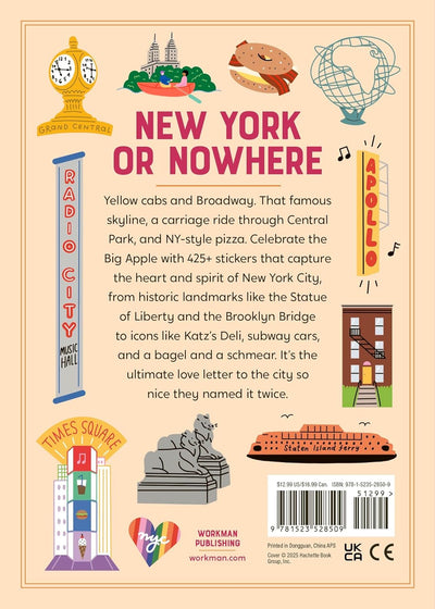 I Love New York City Sticker Book