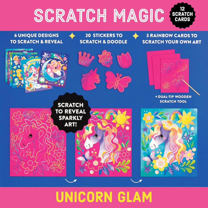 Unicorn Magic - Scratch & Sparkle Art Activity Kit