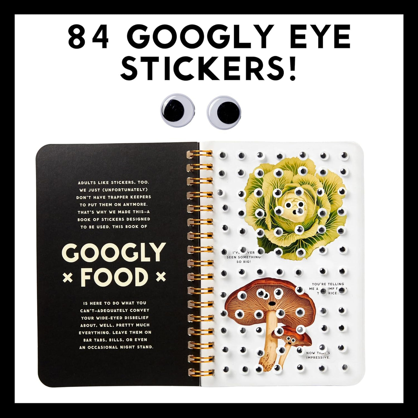 Googly Food Sticker Book