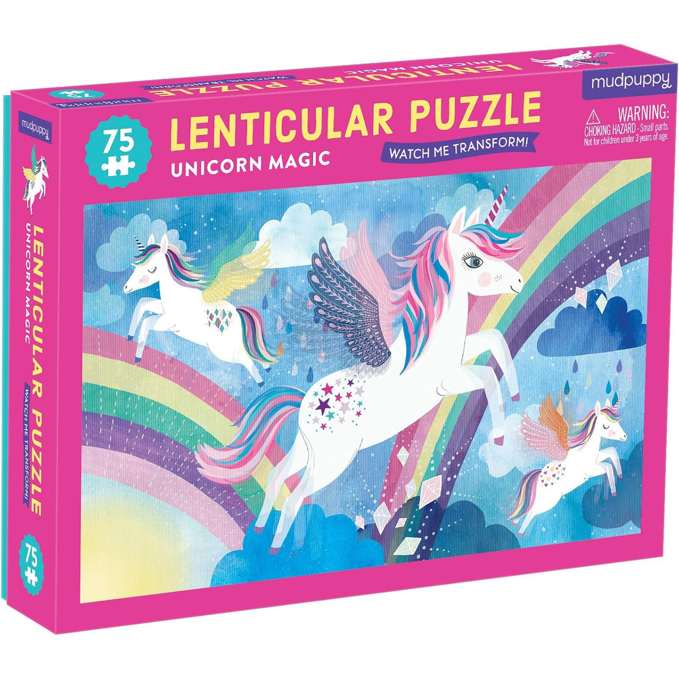 Unicorn Magic 75 Piece Lenticular Puzzle