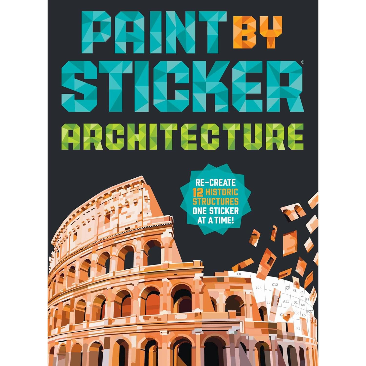 Paint By Sticker: Architecture