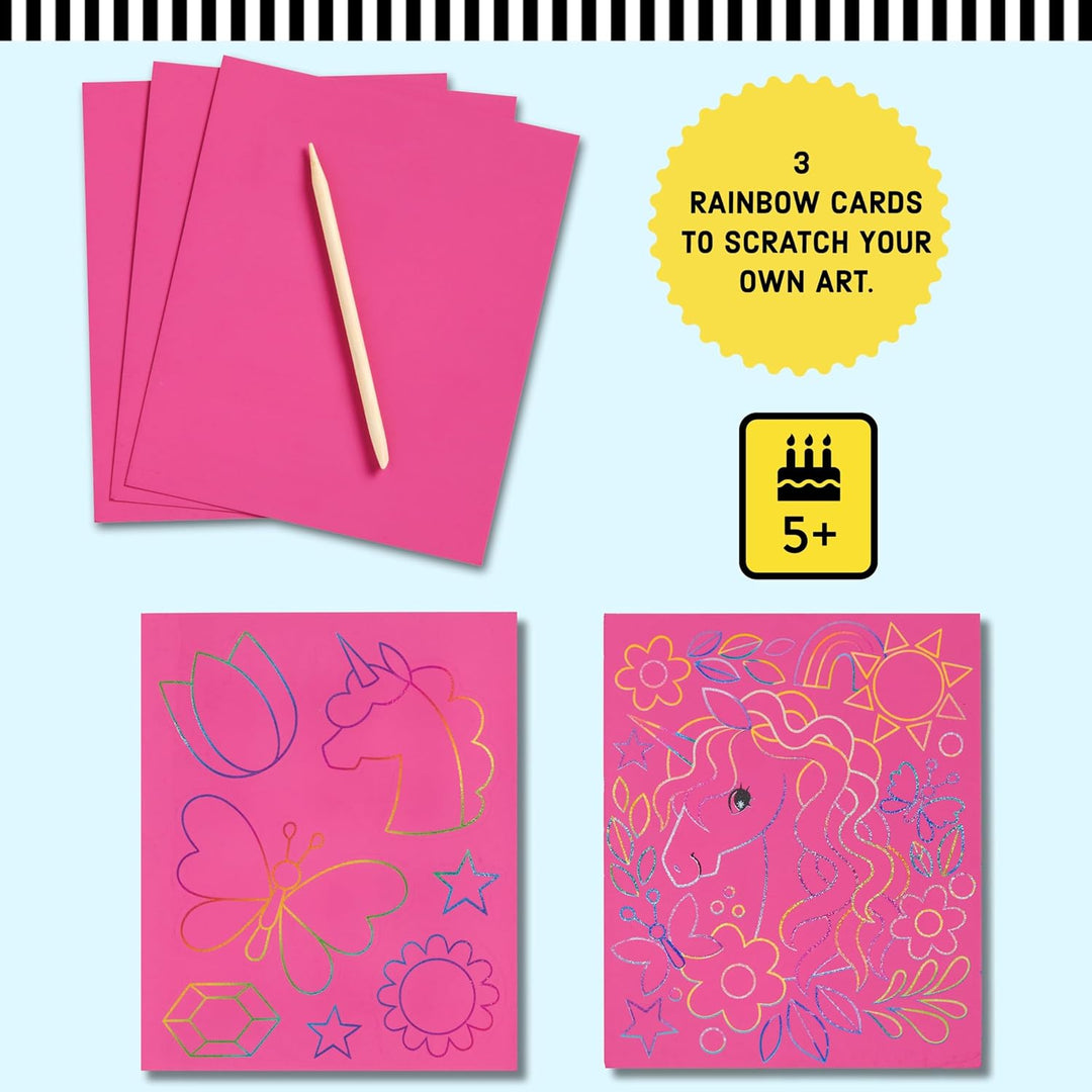 Unicorn Magic - Scratch & Sparkle Art Activity Kit