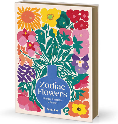 Zodiac Flowers Playing Cards Set